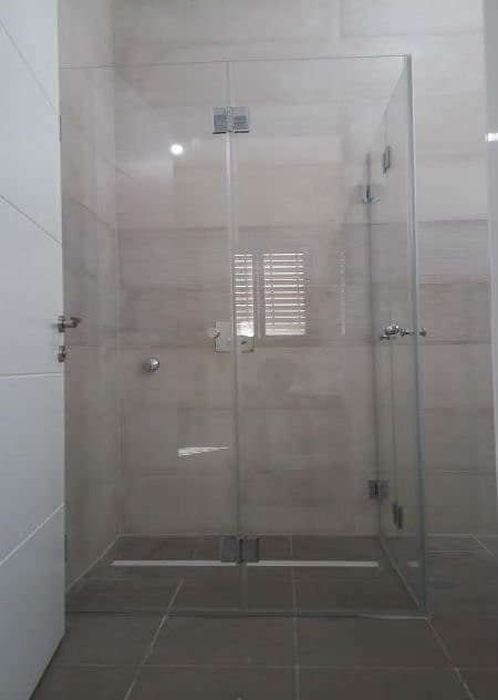 מקלחון פינתי הרמוניקה 100X100